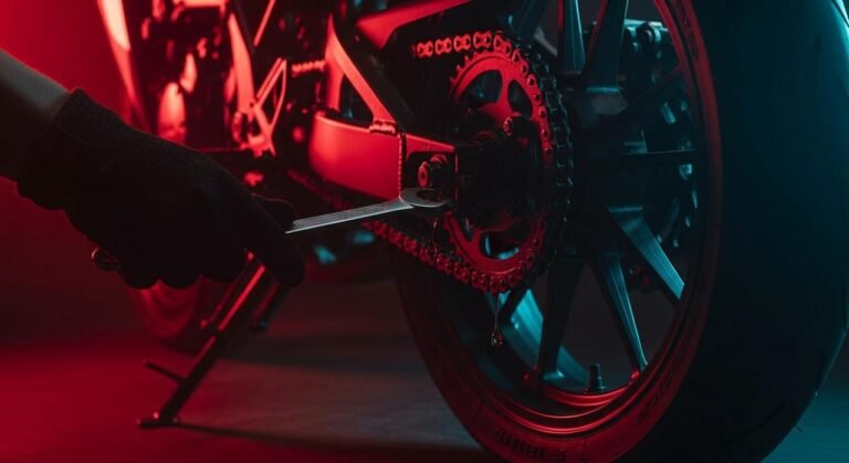 Cómo ajustar y lubricar la cadena de la moto sin mandarte macanas
