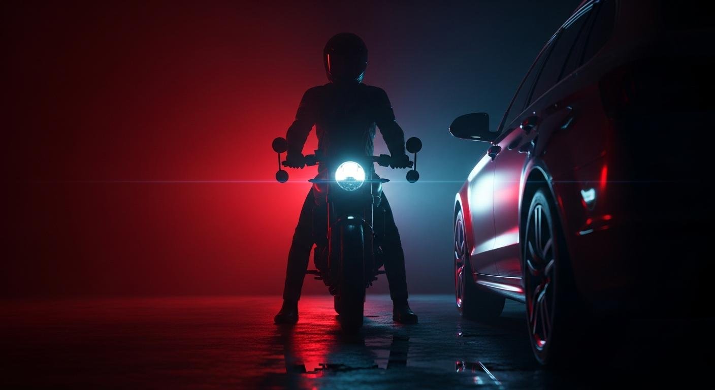 Puntos ciegos en moto: cómo te ven los autos y dónde ubicarte