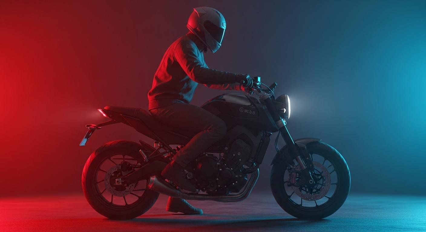 Cómo manejar la moto con lluvia fuerte y viento sin perder el control